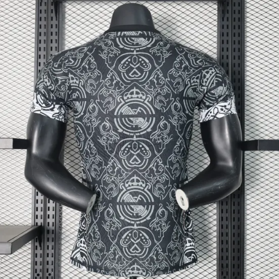 24/25 Real Madrid Special Edition Black Player Version Football T-Shirt Thai Quality