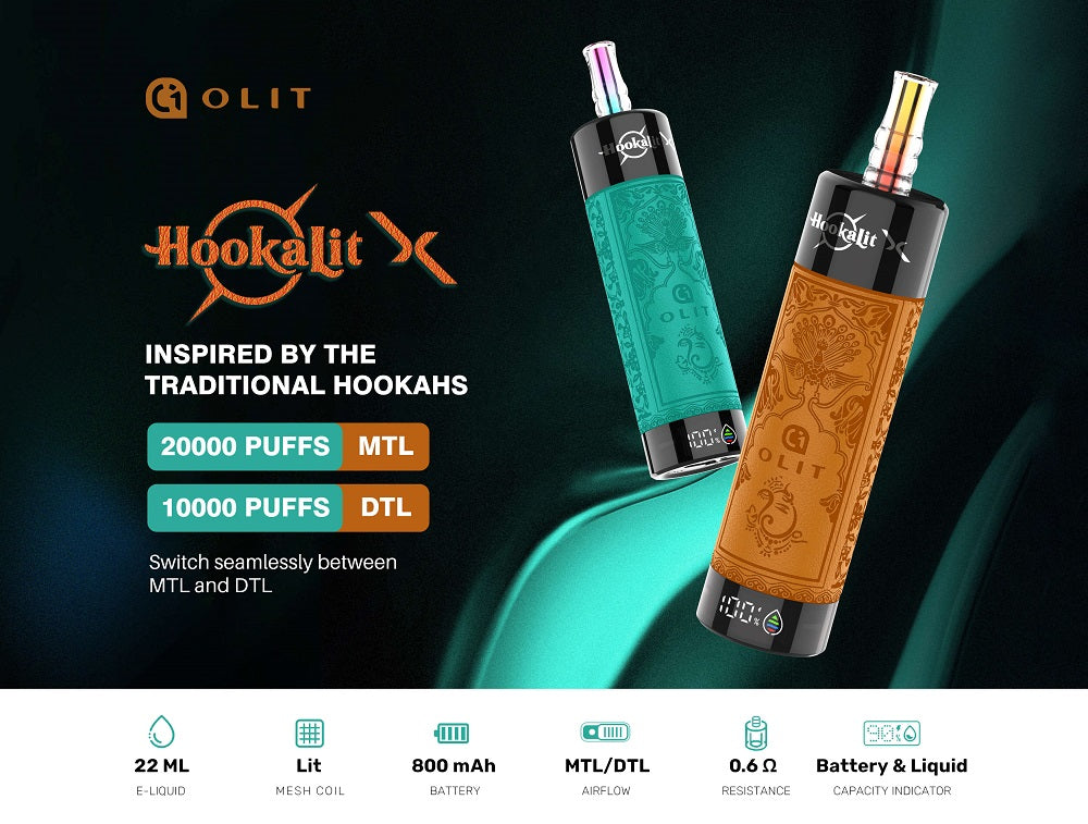 OLIT Hookalit X 20000 Puffs Disposable Vape Wholesale OLIT OPVape