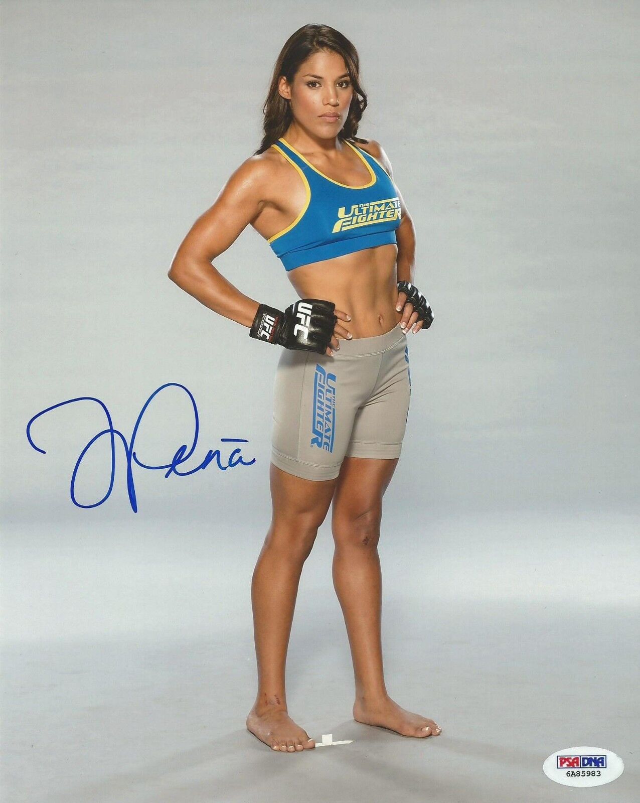 Julianna Pena Signed UFC 8x10 Photo Poster painting PSA/DNA COA The Ultimate Fighter 18 Auto'd 3