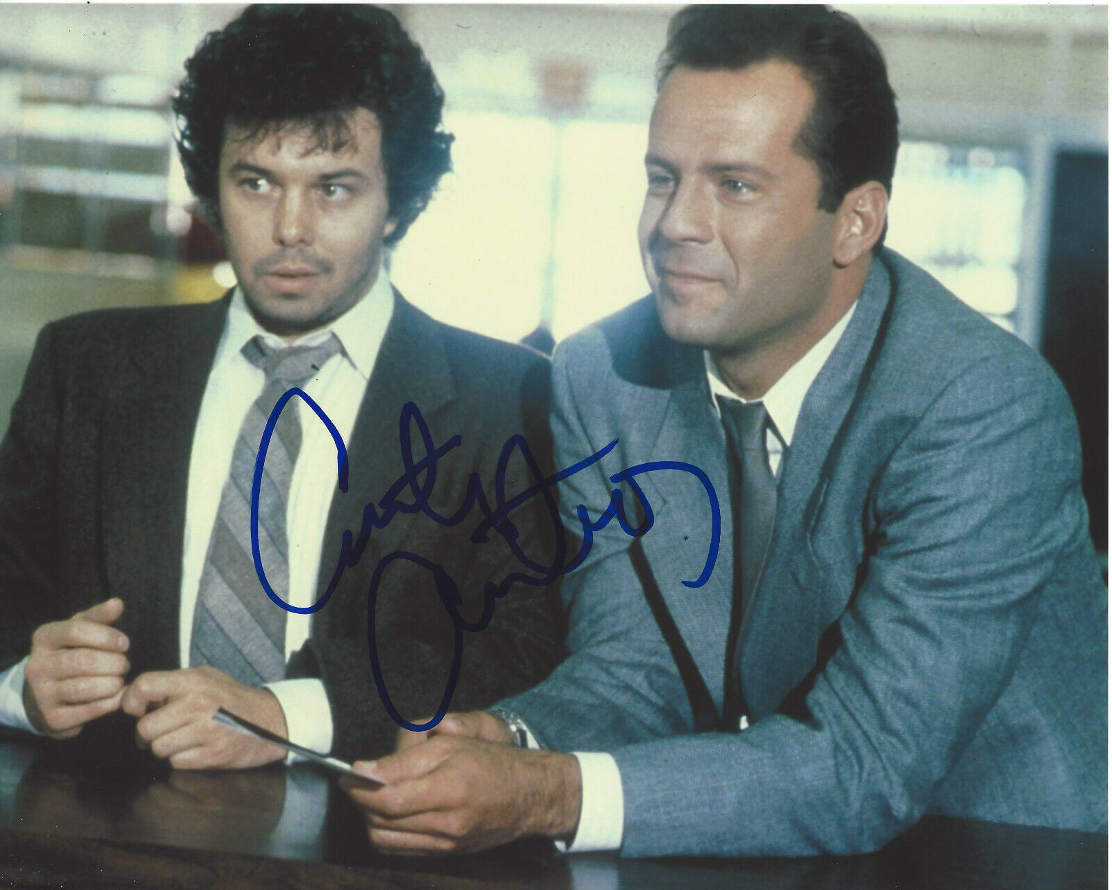 ACTOR CURTIS ARMSTRONG SIGNED AUTHENTIC 'MOONLIGHTING' 8x10 Photo Poster painting B w/COA