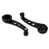 2pcs Aluminum Alloy Car Window Handle Winder Riser Replacement(Black)