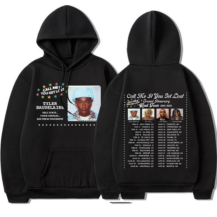 Call Me If You Get Lost Tour Hoodies Printed Streetwear Hip Hop Hoodie at Hiphopee