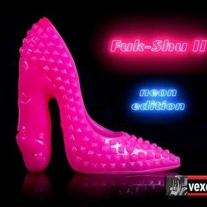 pornhint Pornhint Dildo Fetish Art High Heel Neon Silicone Dildo Fetish Sculpture. Neon Adult Toy Stiletto Shoe Adult Massager. Neon High Heel Shoe Sex Toy