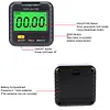 360 Degree Magnetic Digital Inclinometer Angle Meter Finder Protractor Tool