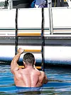 4 Step Boat Rope Ladder Folding Marine Rope Ladder Portable Rope Boarding Ladder