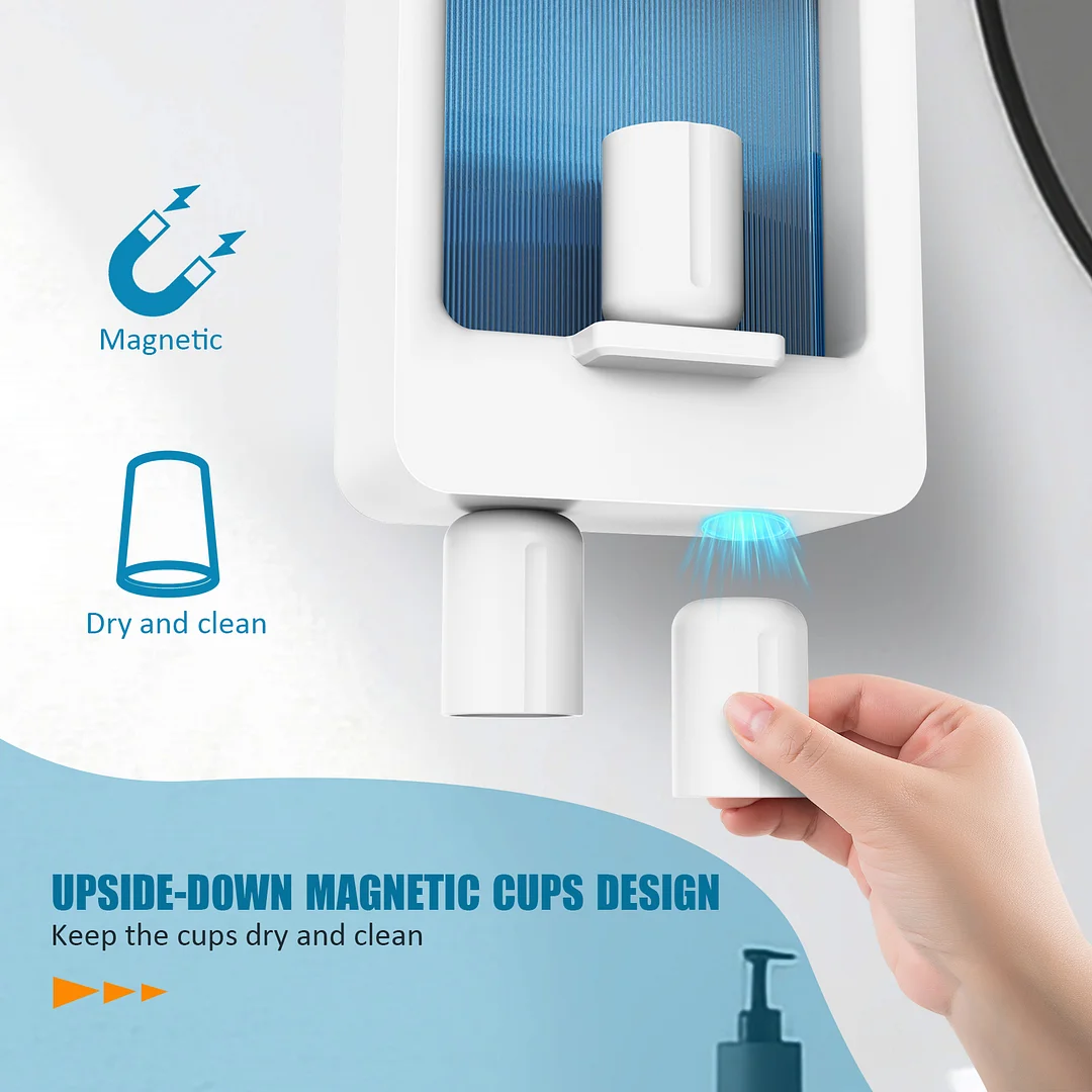 BEBANG Automatic Mouthwash Dispenser for Bathroom,18.3Oz