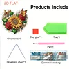 Valentine Day 2D Flat DIY Diamond Art Pendant Diamond Painting Set (Sunflower)