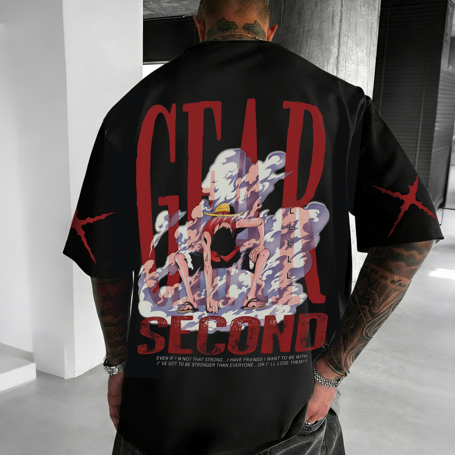 Unisex Anime Graphic Oversized T-Shirt Lazy Casual Vibe