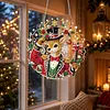 XMAS DIY Acrylic Special Shape Diamond Painting Hanging Pendant Hanging Kit