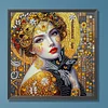 Cat Beauty-Special Shaped Diamond Painting