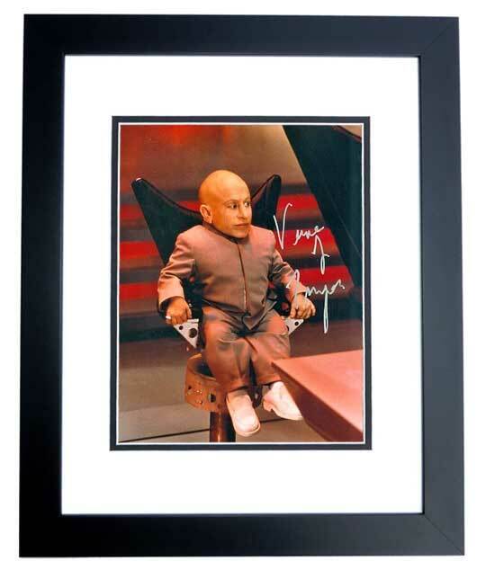 Verne Troyer Signed Mini Me - Austin Powers 8x10 Photo Poster painting FRAMED - Deceased 2018