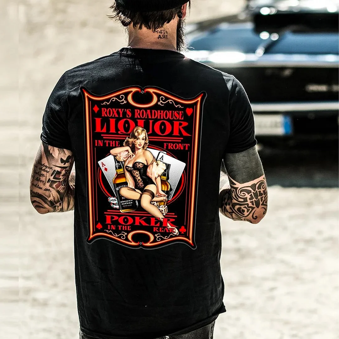 ROXY'S ROADHOUSE Sexy Lady Print Men's T-shirt