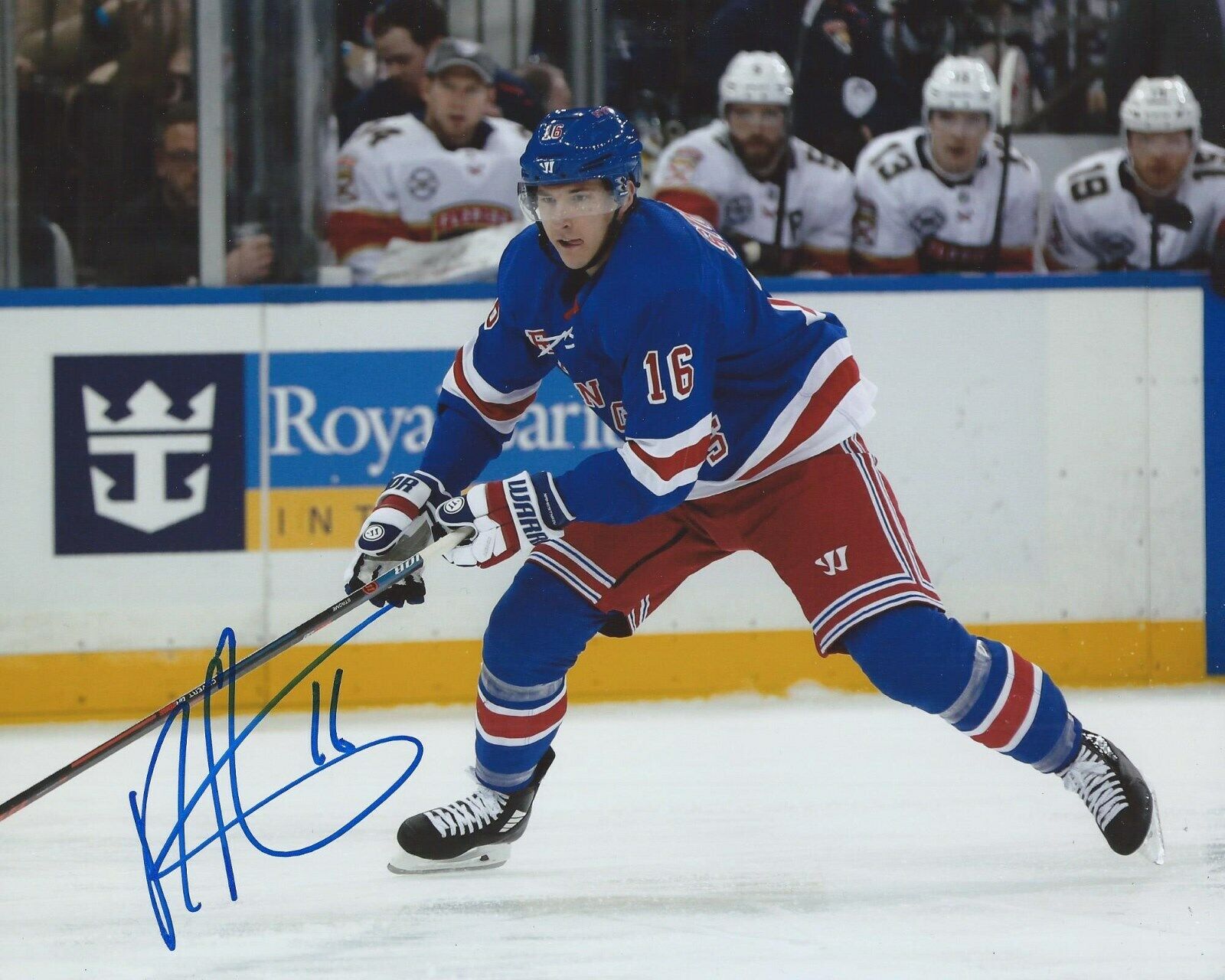 Ryan Strome Signed 8x10 Photo Poster painting New York Rangers Autographed COA