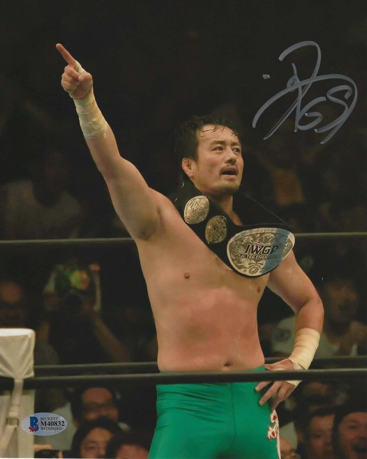 Ryusuke Taguchi Signed 8x10 Photo Poster painting BAS COA New Japan Pro Wrestling Picture Auto 8