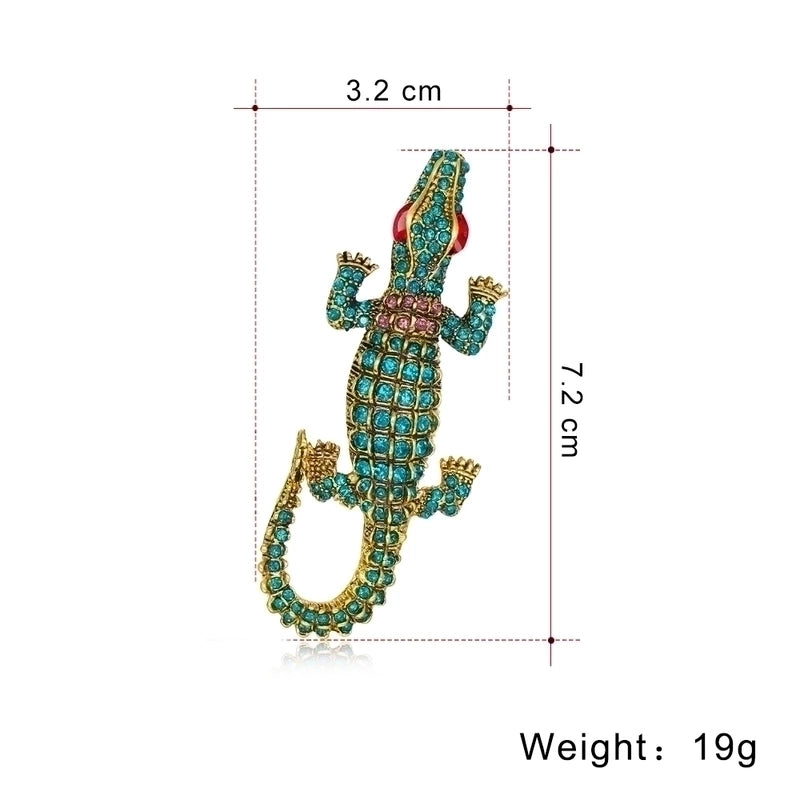 Fashion Animal Alloy Inlay Artificial Diamond Unisex Brooches