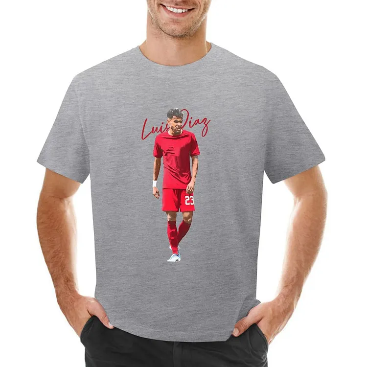Luis Diaz Inspired Football Culture Men's T-shirt	