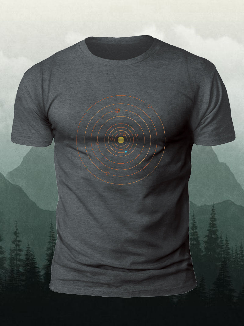 Men's Solar System Polypropylene Short-Sleeved Shirt