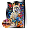 Cat-Special Peinture En Diamant En Forme-30*40CM