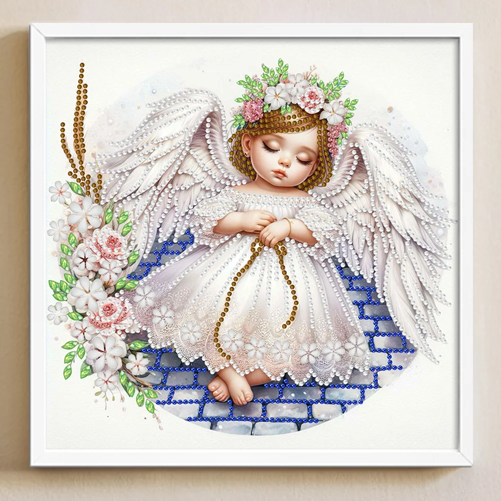 Special Shape Diamond Painting 30*30cm - Angel Child