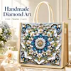 DIY Mandala 5D Diamond Painting Linen Tote Bag