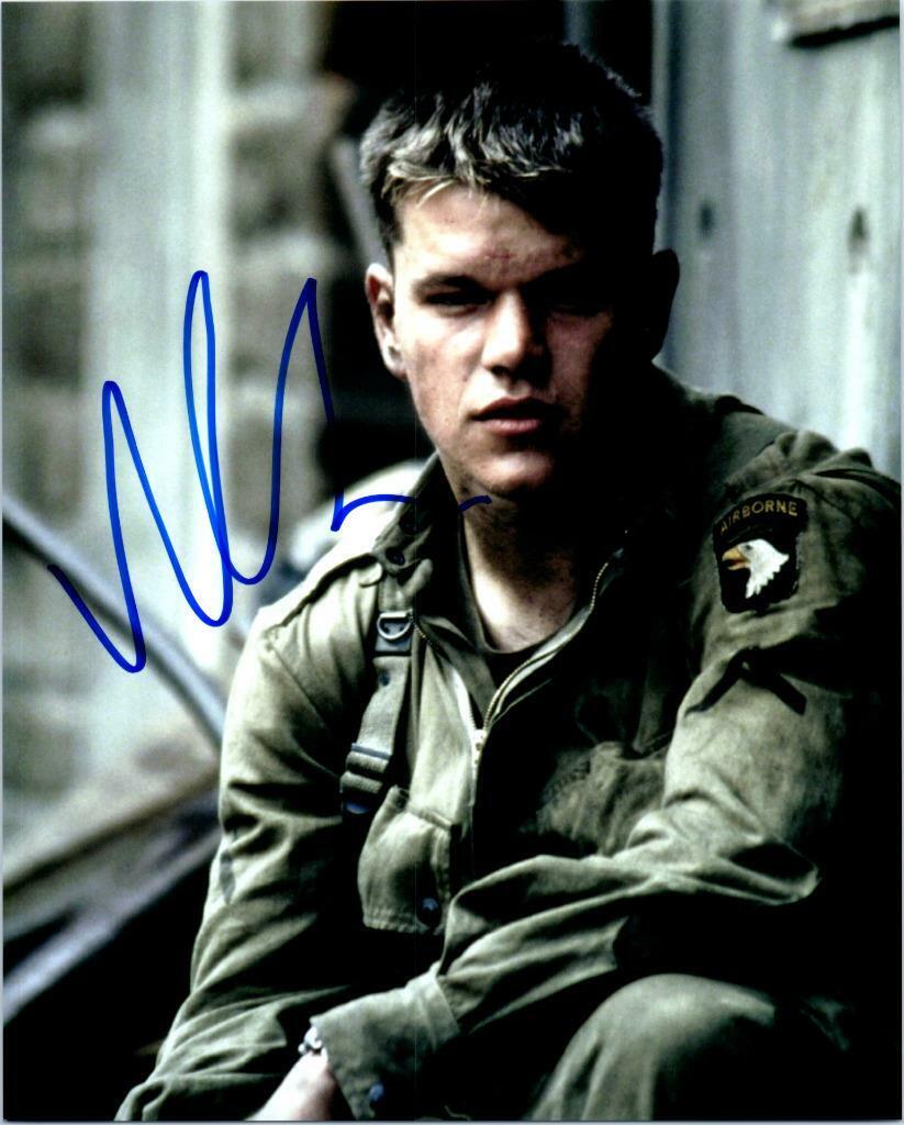 Matt Damon signed 8x10 Photo Poster painting autograph Picture autographed and COA