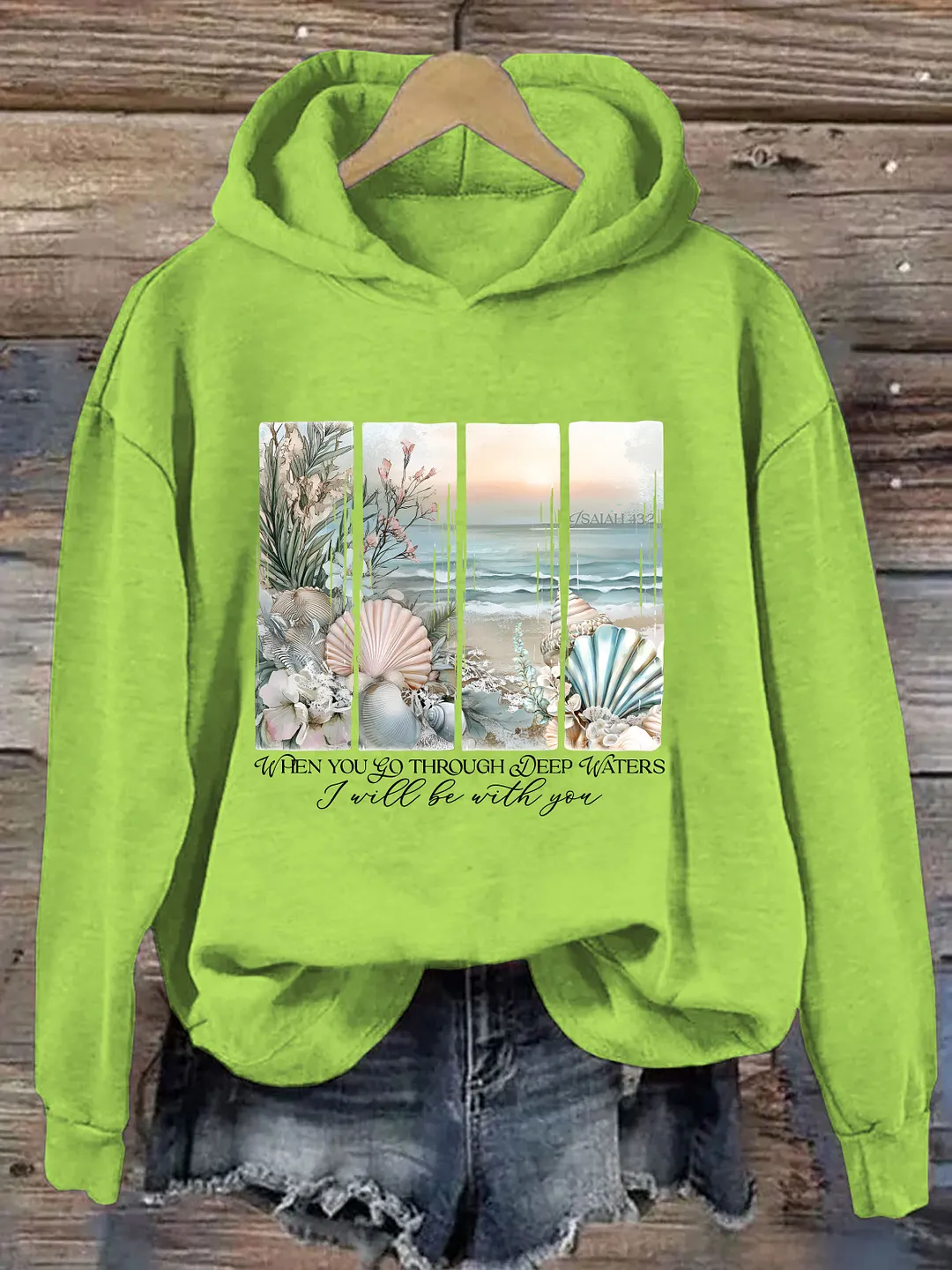 Deep Waters Christian Hoodie