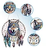 Acryl Traumfänger Wolf - 5d DIY Handwerk Anhänger