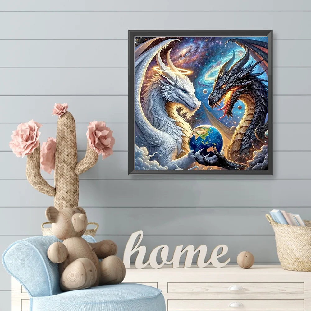 Diamond Painting - Full Round Drill - Dragon(Canvas|40*40cm)