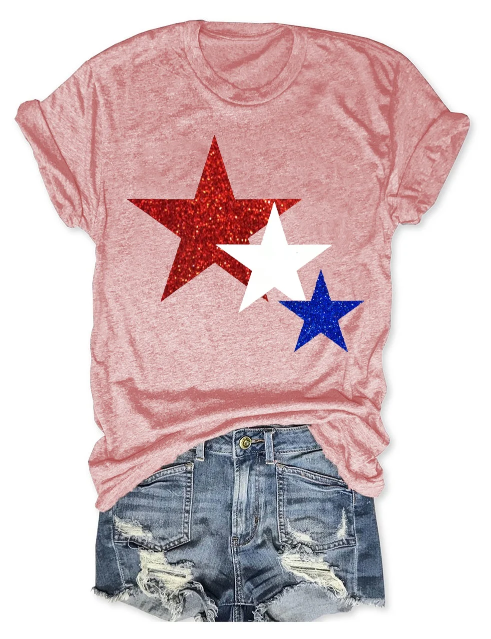 Glitter 4th of July T-Shirt