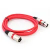 5pcs 3Pin XLR Cable Male to Female M/F Foil+Braided Shielded Audio Cable