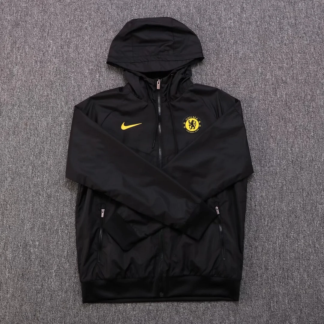 2024/2025 Chelsea Windbreaker Black Jersey 1:1 Thai Quality