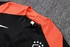 Joyfball 2025/2026 Brazil Half-Pull Training Suit Black Football Shirt 1:1 Thai Quality