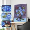 Blue Rose  | Crystal Rhinestone  | Special Shaped Diamond Painting Kits