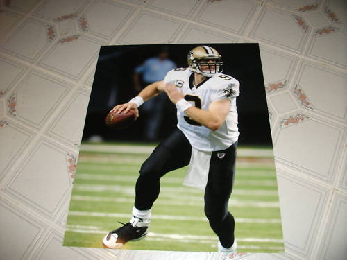 Drew Brees Saints Football HUGE 16x20 Color Photo Poster painting