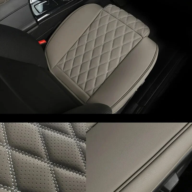 Waterproof Leather Car Cover Universal Automobile Front Seat Covers Cushion Protector Mat Pad for Auto Truck Suv Van