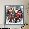 Christmas Scenery-11CT Stamped/Counted Cross Stitch 45*45cm/17.72*17.72in tapestrymarket