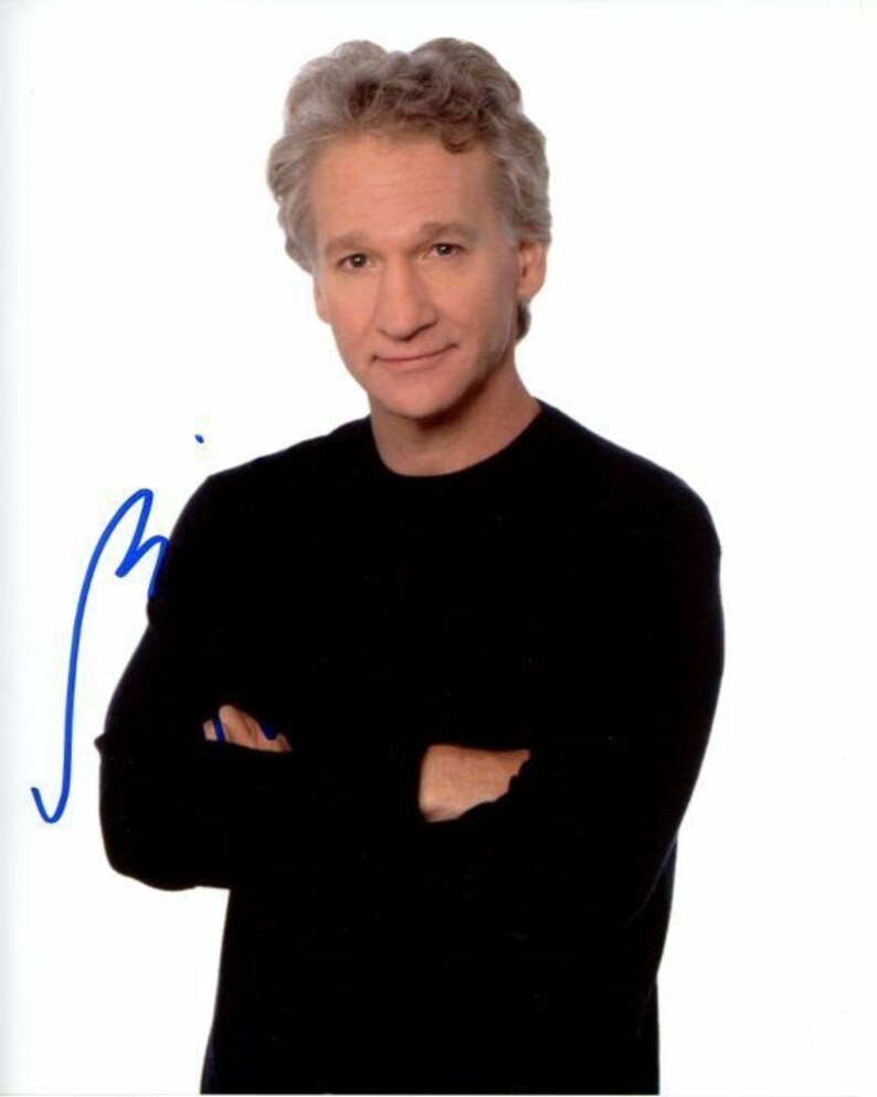 Bill maher signed autographed 8x10 Photo Poster painting