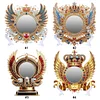  Angel Wing Acrylic Diamond Painting Mirror Kit for Bedroom Dressing Table