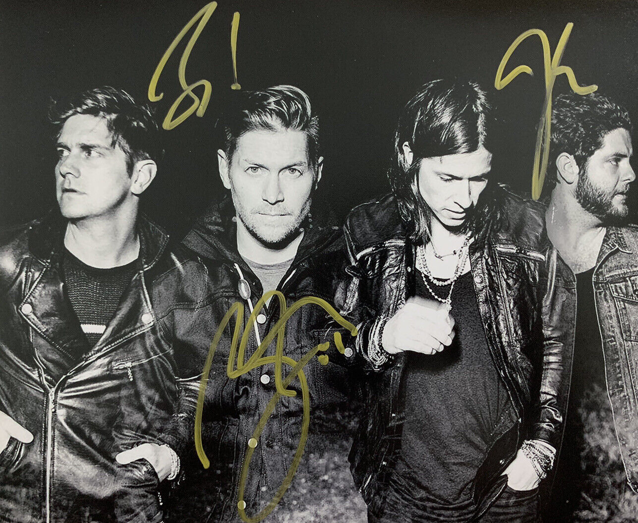 NEEDTOBREATHE HAND SIGNED 8x10 Photo Poster painting BAND AUTOGRAPHED AUTHENTIC RARE