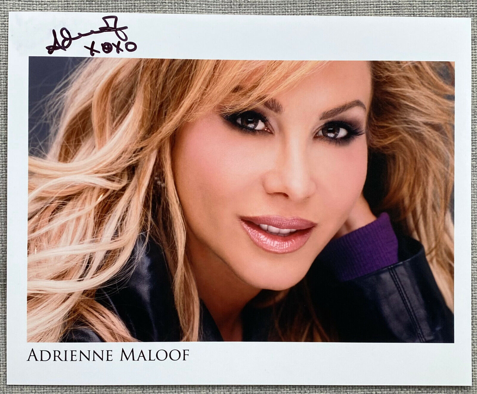 Bravo Real Housewives Adrienne Maloof Signed IP 8x10 Color Photo Poster painting - AUTHENTIC