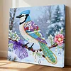 Bird DIY Pearl Art Diamond Painting Kit for Adults Home Decor 25x25cm With Frame