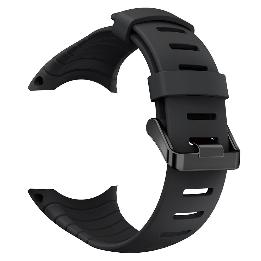 

TPU Wrist Strap Watch Band w/Buckle for Suunto Core Smart Watch (Black), 501 Original