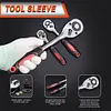 82 PCS Socket Wrench Set Ratchet Wrench Tool Box Kit for Auto Repairing