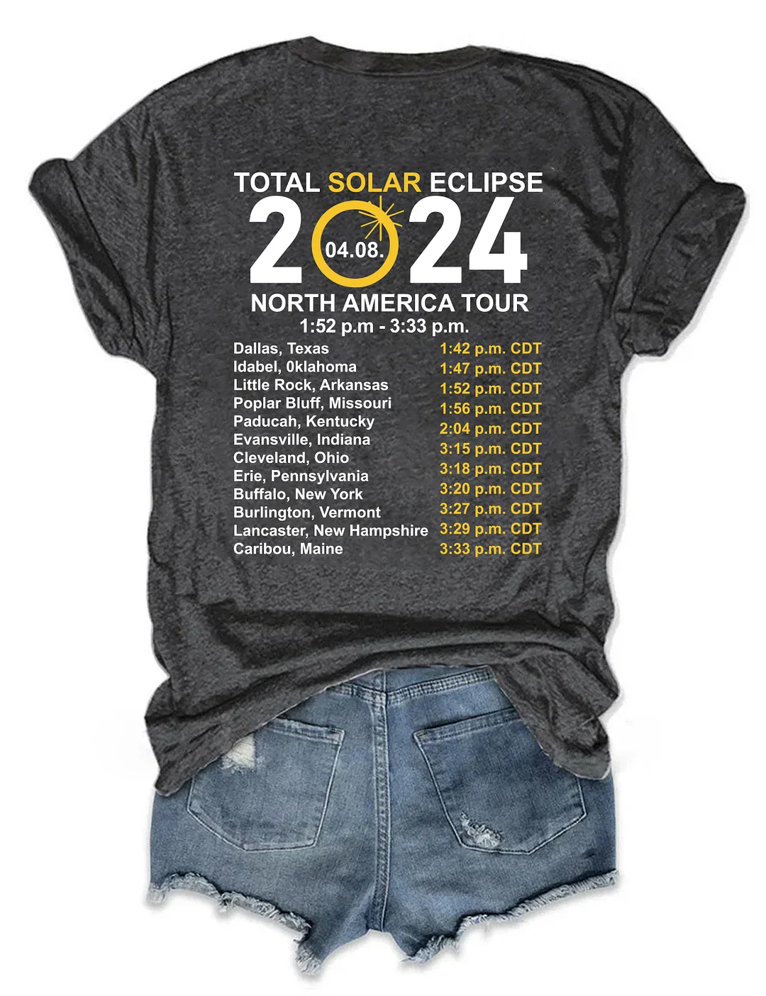 Total Solar Eclipse 2024 T-shirt