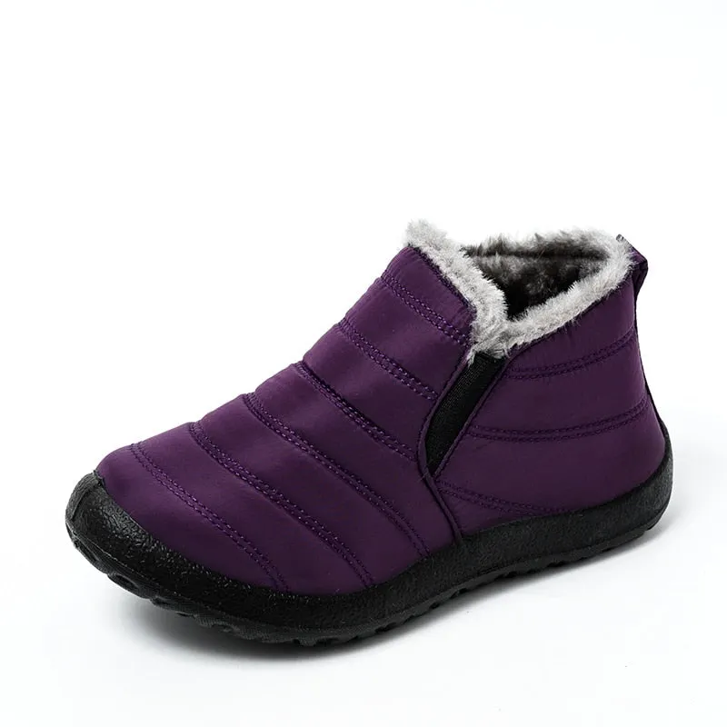 Classic Winter Men's Snow Boots Unisex Men's Motorcycle Boots Waterproof Luxury Mans Footwear Outdoor Sneakers Motorcycle Boots
