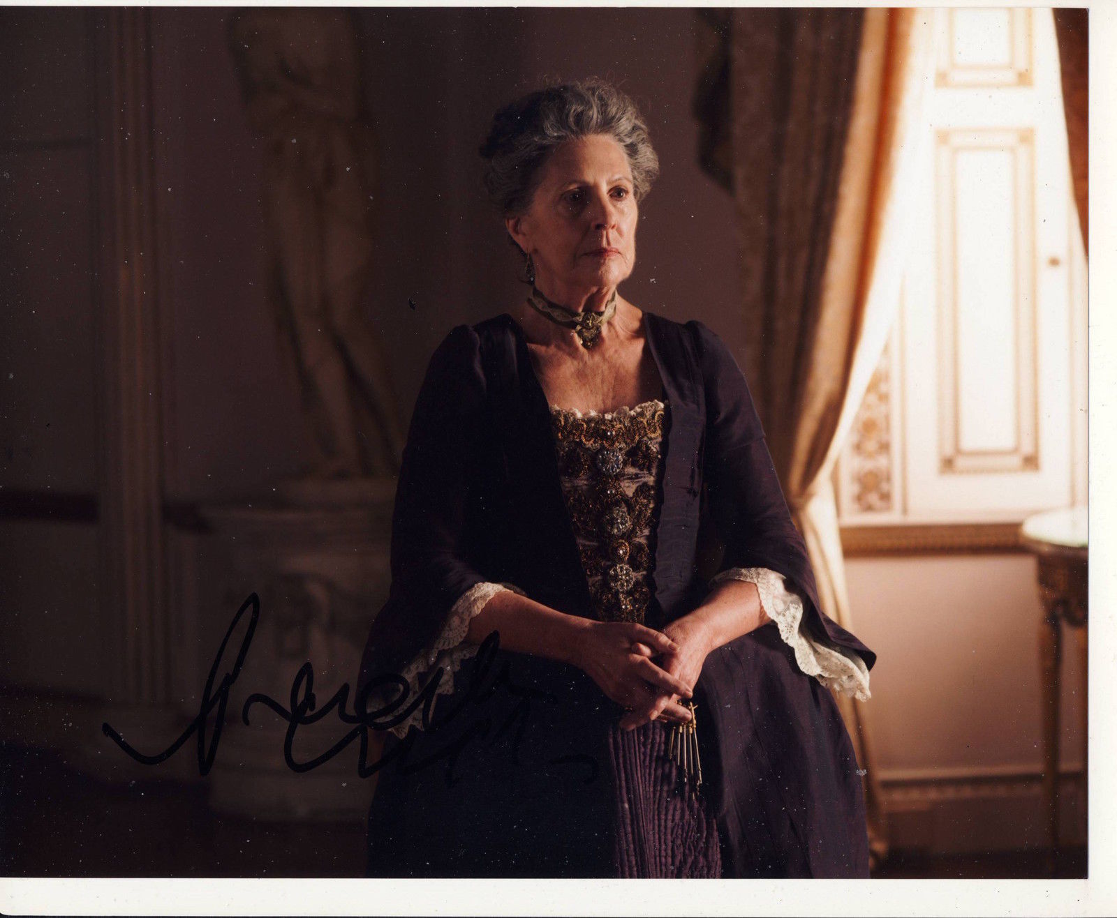 Penelope Wilton Autograph DOWNTOWN ABBEY Signed 8x10 Photo Poster painting AFTAL [A0118]