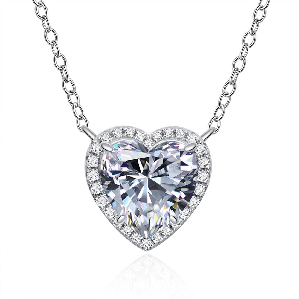 Lab-Grown Diamonds Heart  Necklaces