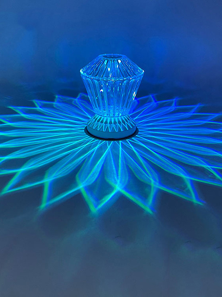 

LED Diamond Desk Lamp USB Charging Table Lights Bedside Lighting Fixtures, 501 Original