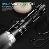 LED Flashlight 5 Modes Rechargeable Flashlight Waterproof Outdoor Portable Torch