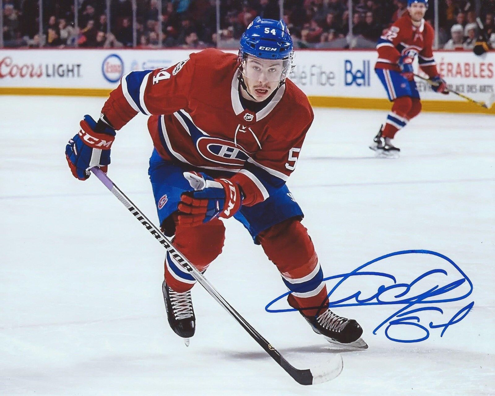 Charles Hudon Signed 8x10 Photo Poster painting Montreal Canadiens Autographed COA C